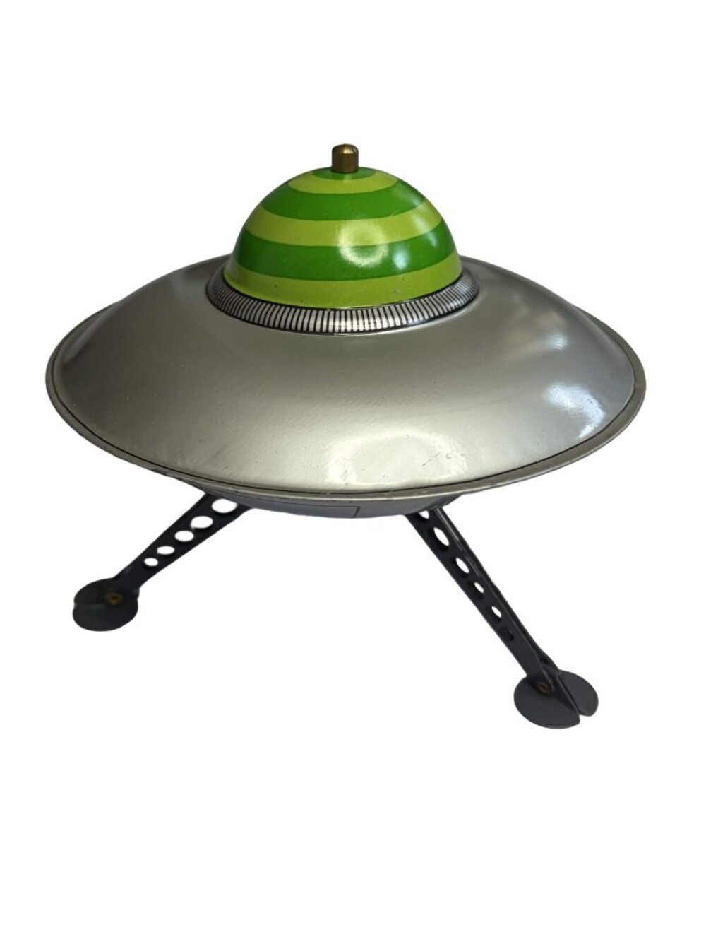 Vintage Restoration Hardware Tin Toys UFO Flying Saucer Yikes 1990s Collectible